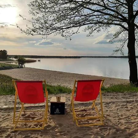 Seeliebe Mit Sauna Und Nur 50 Mtr. Bis Zum Strand Senftenberg Exterior foto