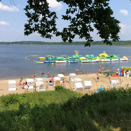 Seeliebe Mit Sauna Und Nur 50 Mtr. Bis Zum Strand Senftenberg Exterior foto
