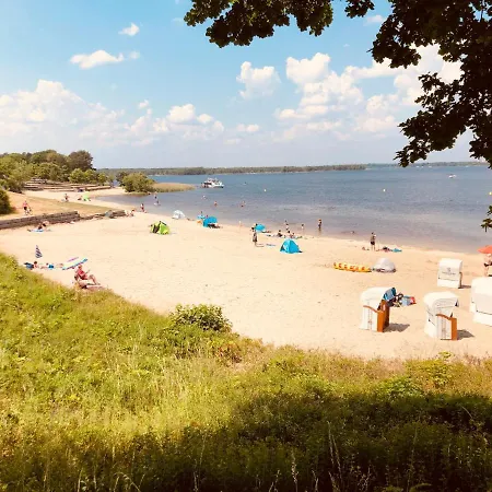 Seeliebe Mit Sauna Und Nur 50 Mtr. Bis Zum Strand Senftenberg Exterior foto